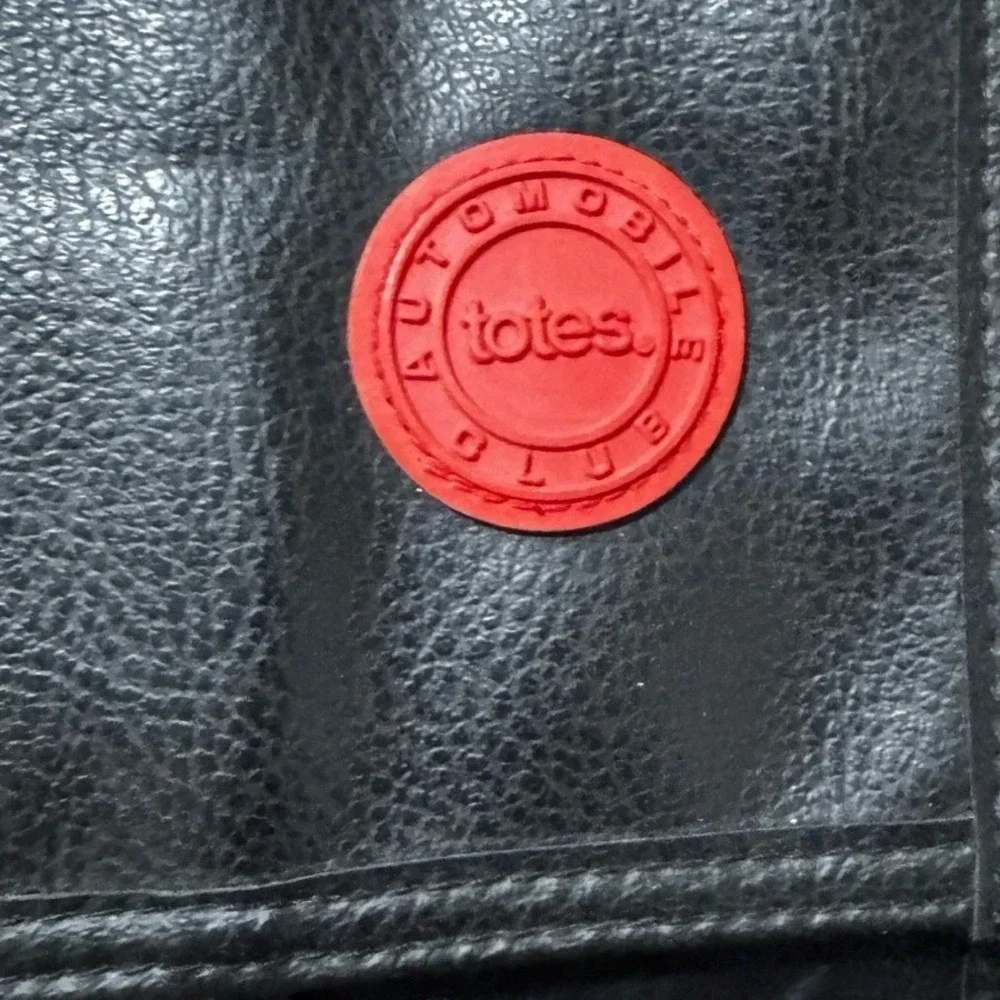 Totes Automobile Club Travel Wallet‎ Organizer Black One Size Excellent Tri-Fold